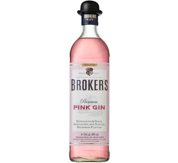 Brokers Pink Gin 70cl