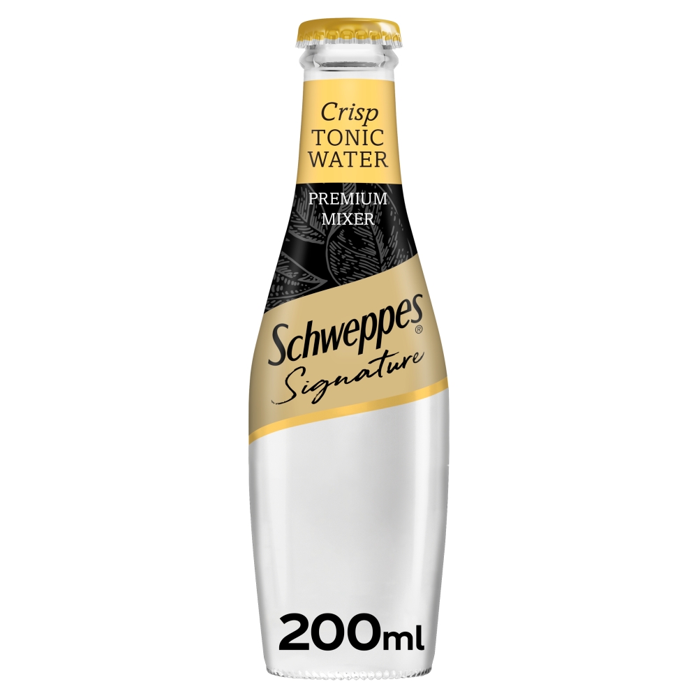 Schweppes Signature Crisp Tonic 24x200ml Ale and Beer Supplies