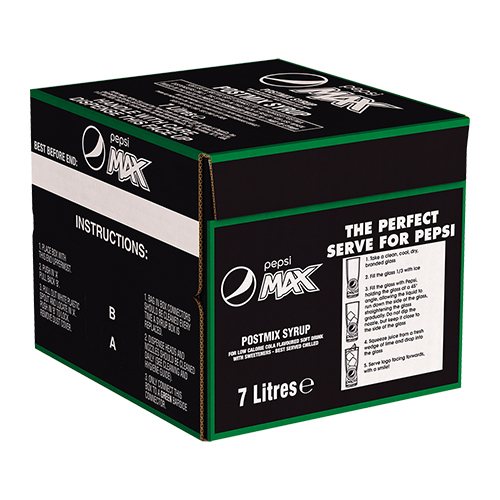 Pepsi Max 7L Bag In Box Ale and Beer Supplies