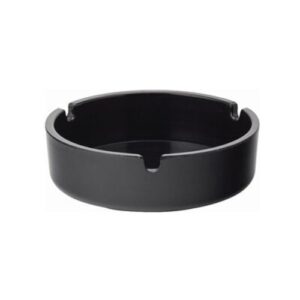 Black Melamine Ashtray 4"