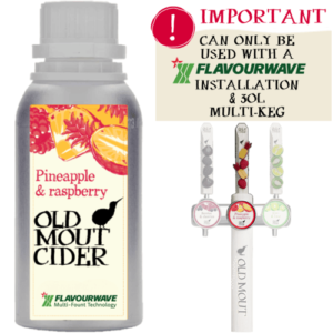 Old Mout Wave Pineapple & Raspberry Cartridge 250ml