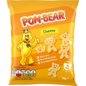 Pom-Bear Cheese Flavour Potato Snacks 36x19g