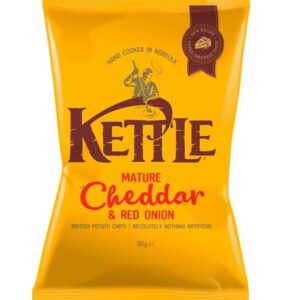 Kettle Cheddar & Red Onion 18x40g