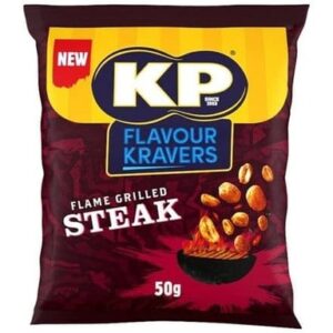 KP Flame Grilled Steak Peanuts 12x50G