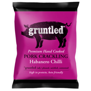 Gruntled Pork Crackling Habanero Chilli 20x35g