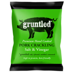 Gruntled Pork Crackling Salt & Vinegar 20x35g